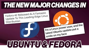 Fedora 42 & Ubuntu 25.04 are Major Updates!
