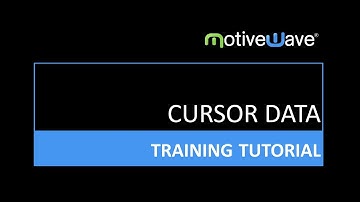 Cursor Data in MotiveWave Trading Platform