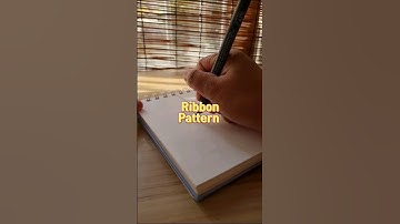 Ribbon pattern #zentangle #drawing #zentangleart #stressrelief #젠탱글 #artforbeginners #art #fypシ