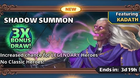 Kadath Strikes FEAR into the Enemy - New Insanity Hero + A Few Bonus Summons - Empires & Puzzles