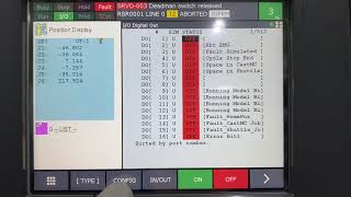 FANUC R-30iB Controller Teaching Pendant Touch Screen