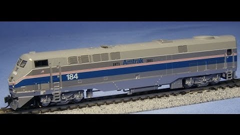 N Scale Digitrax SDN144Koa sound decoder into a Kato P42 Locomotive
