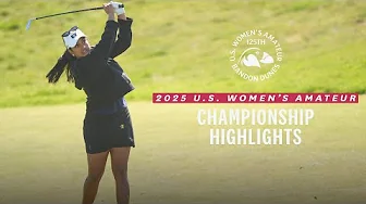 2025 U.S. Women’s Amateur Championship: Brooke Biermann vs. Megha Ganne | Every Televised Shot