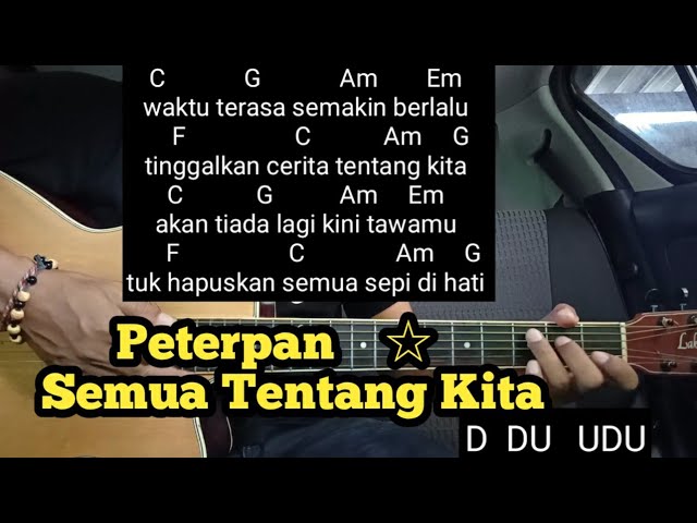 Kunci Gitar Semua Tentang Kita - Peterpan ( Tutorial Untuk Pemula ) By DE Kunta class=