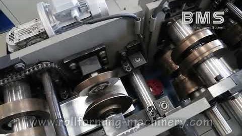 120m/min Thickness 0.6mm CU Purlin Machine With Manual Decoiler