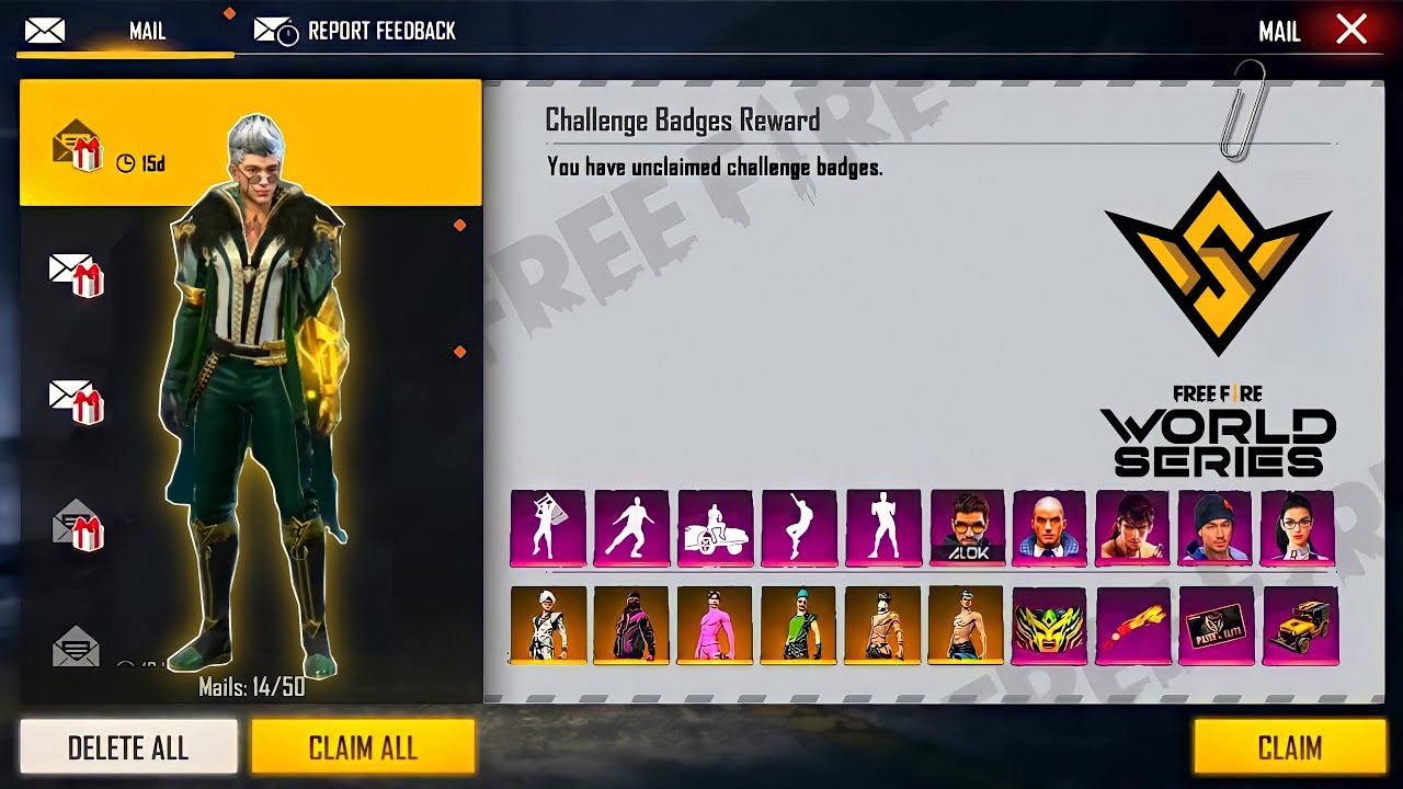 ffws 2022 free gloowall skin redeem code | free fire world series 2022 redeem code | ffws new update