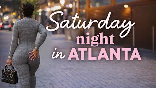 My Saturday in Atlanta | BTS photo shoot Dinner and lounge ￼✨