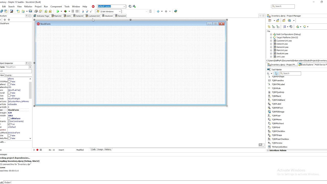 Delphi Seattle Connect to Microsoft SQl And Print Report Part5 - YouTube