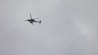 Israeli Apache Helicopters in Golan during Combat Operations