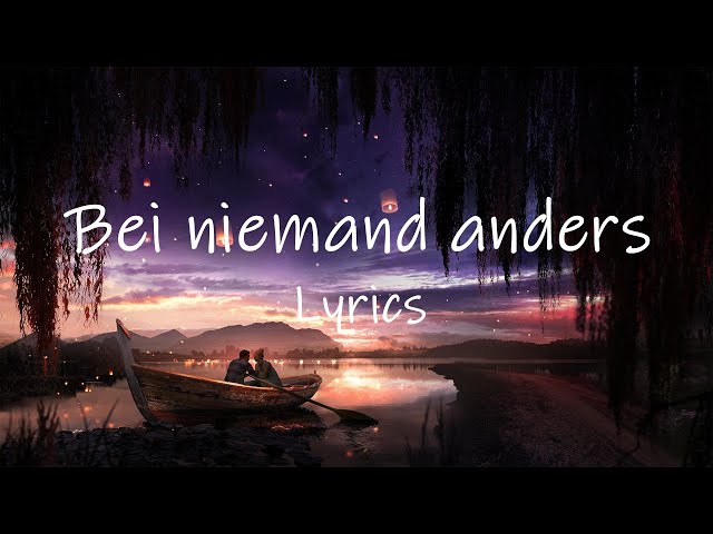 Wanda - Bei niemand anders (Lyrics) class=