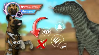 WildCraft: Killing Ancient Megalania WITHOUT GETTING HIT | No STUN