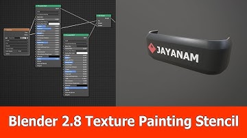 Blender 2.8 Texture Painting Tutorial: Stencil and Alpha Mask