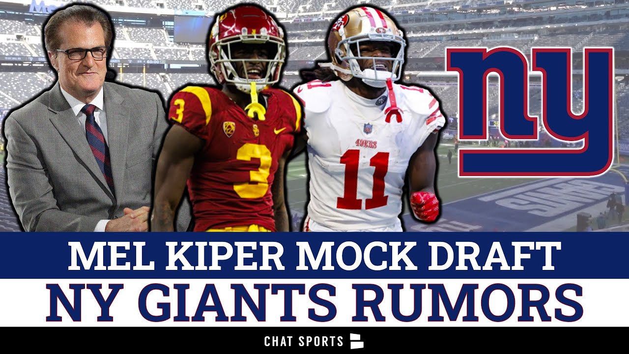 NY Giants Rumors Mel Kiper Mock Draft Brandon Aiyuk Trade Ny giants rumors mel kiper mock draft brandon aiyuk trade
