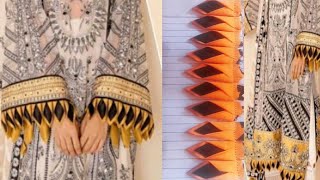 Most Trendy Sleeve & Daman design 2021||New baju design||Dress design.