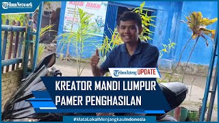 Viral Kreator Ibu Mandi Lumpur di Tiktok Pamer Penghasilan