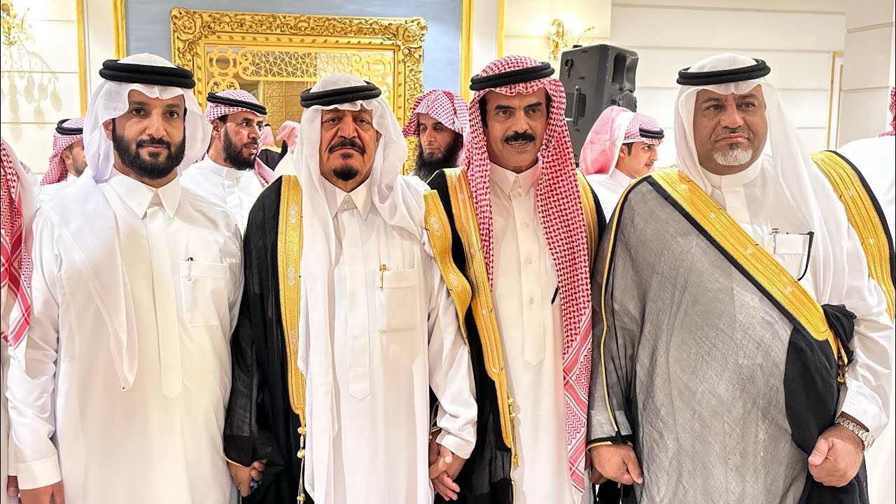 الشيخ عقاب عيد الرقابي يقيم مأدبة على شرف  فهد المعطاني شيخ قبائل هذيل  ورجل الأعمال: ناصر الدوسري