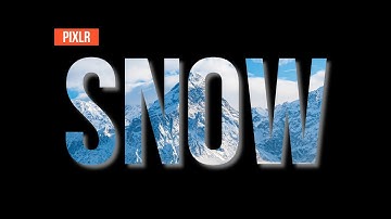 Easy Pixlr Tutorial: Fill Text With Image