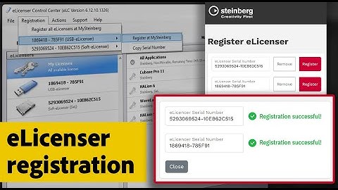 How To Register Your eLicensers | Support