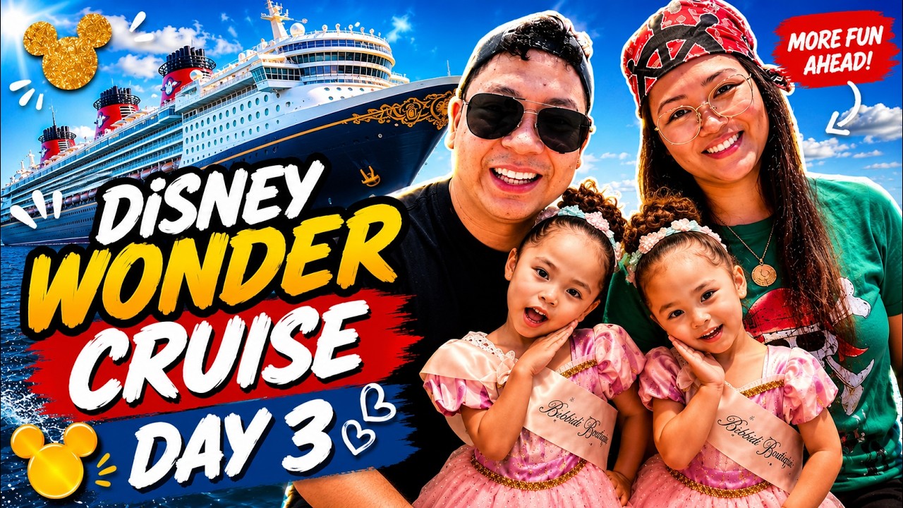 Filipino Family Life in Australia | Disney Wonder Cruise Day 3 | The Adventure Continues!
