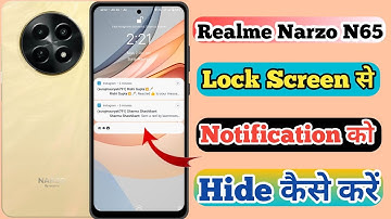 Realme Narzo N65 5g Lock Screen Par Notification Hide Kaise Kare // Hide Notification In Realme N65