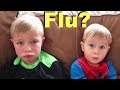 Little Boys Sick with the FLU!