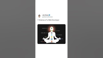 7 Chakras of web developer
