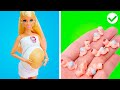 Barbie VS Boneca do Round 6 Grávidas | Truques de Rico vs Pobre &amp; Acessórios p/ Gravidez no Gotcha!