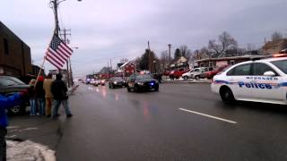 Justin Winebrenner Funeral Precession