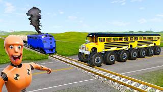 🔴Live 😨Train vs Impossible Track Crashes BeamNG.Drive screenshot 3