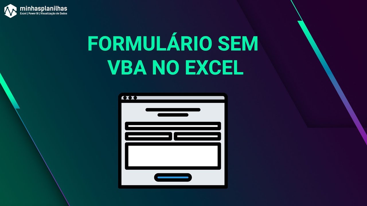 LIVE Formulário de Cadastro sem VBA no Excel YouTube