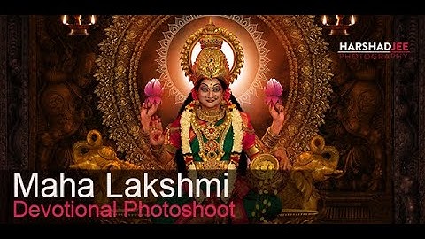 Maha Lakshmi Alangaram | Harshadjee Studio | Devotional Photoshoot | ✆ 7305534201