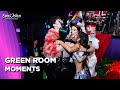 Eurovision 2024 artists in green room and backstage