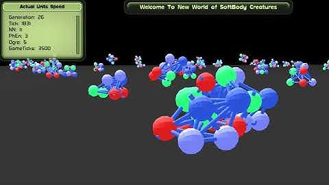 SoftBody Creatures Neural network