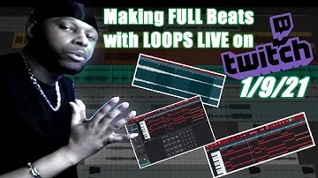 Drank Kang Making FULL Beats Using LOOPS on MPC Software - Twitch Live Stream 1/9/21