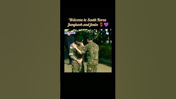 welcome to come back from military Jungkook and jimin 🌹🌹💜🌹💜💜🥰#bts #btsarmy #jungkook #jimin