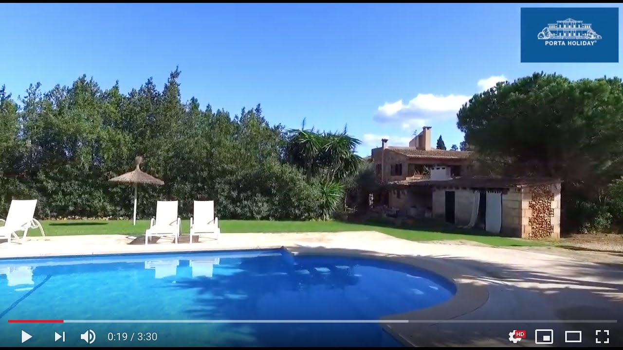Großes Herrenhaus in Porto Cristo zur Ferienmiete auf Mallorca - YouTube