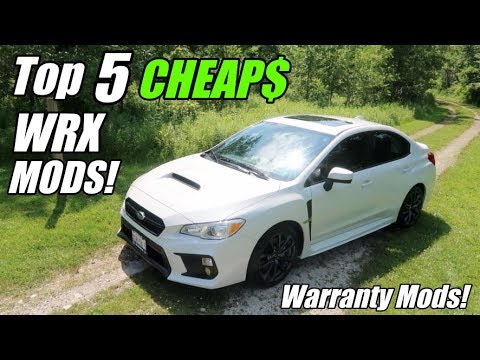 Top 5 CHEAP Subaru WRX Mods! (Warranty Mods) - YouTube