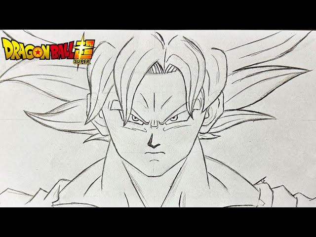 Respondendo a @mobile_falido_br Desenhando o Goku Instinto Superior #d