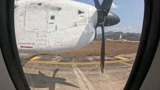 Lao Skyway MA60 LK264 Landing into Luang Prabang Intl Rwy 23