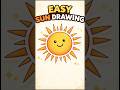 Drawing sun #Shorts #viral #trending #drawing #youtubeshorts #easy #kidsart
