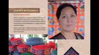 Handicraft master Zukhra Sultashova from Nukus