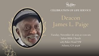 Celebrating The Life & Legacy of Deacon James L. Paige