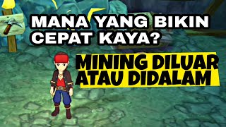 PERBEDAAN MINING DILUAR DAN DIDALAM | TERNYATA JUAL ITEM  TAMBANG AUTO CEPAT KAYA screenshot 5