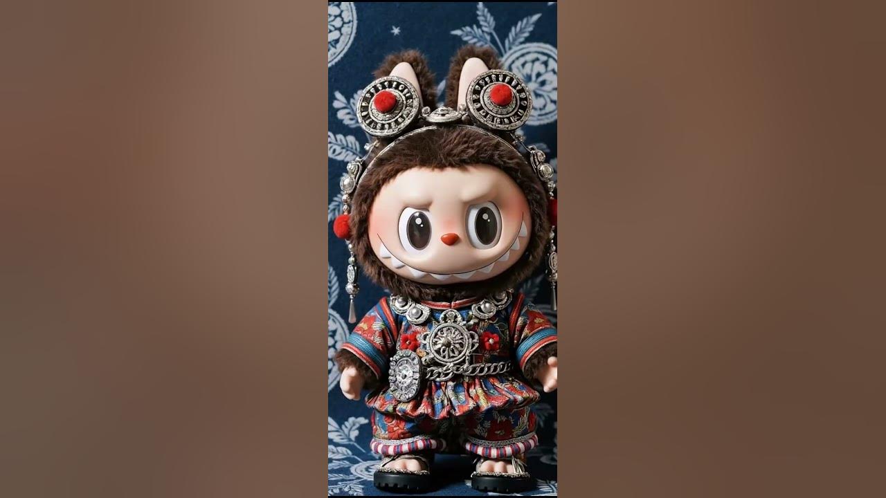 labubu dance with Miao ethnic song #guizhou #cute #intangibleculturalheritage#dancemusic