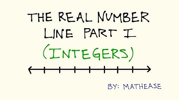 The Real Number Line Part I