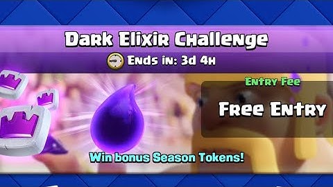 BEST Deck for Dark elixir challenge Clash Royale