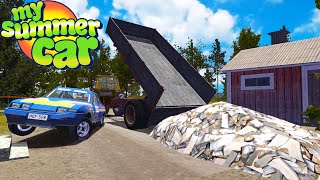 SELLING FIREWOOD DURING THE RALLY - My Summer Car Story [S3] #158 | Radex