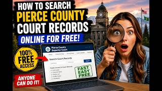 How to search Pierce County court records online for free