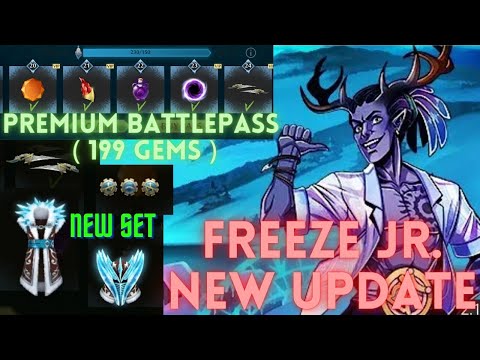 Shadow Fight 2 New Update Feeeze Jr. || New Premium Battlepass All Prizes & New Set Gameplay ||