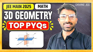 🔴 LIVE: 3D -Geometric JEE Mains 2025 PYQs  🚀#jeemains2025 #pyq #jee #jeemains #iitjee